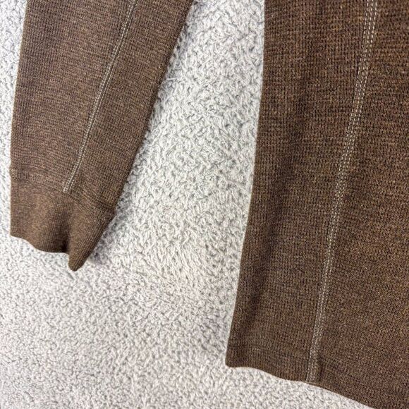 Eddie Bauer Sweater Mens Medium Tall MT Brown Business Casual Outdoor Office‎ - Picture 5 of 11